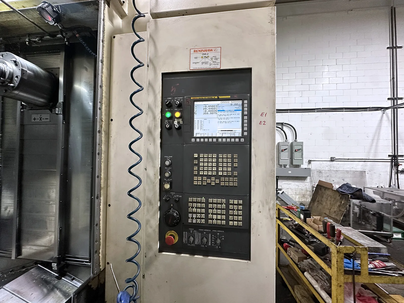 Enshu #GE580H, CNC horizontal machining center, 40 automatic tool changer, 31.5" X, 31.5" Y, 32.7" Z, 10000 - Image 3