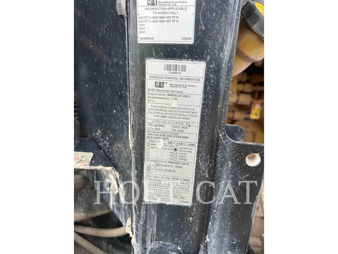 Cat 930M, Wheel Loader, 11641 hours, S/N: F5K01937, 2022 - Image 8