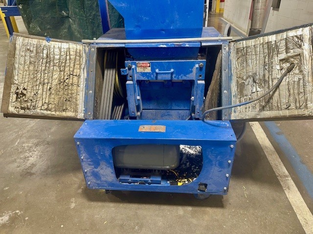 20" x 20" Conair Wortex #HD2020, granulator, 30 HP Lincoln Motor, 3 Fly Knives, 2 Bed Knives, Tangential - Image 5