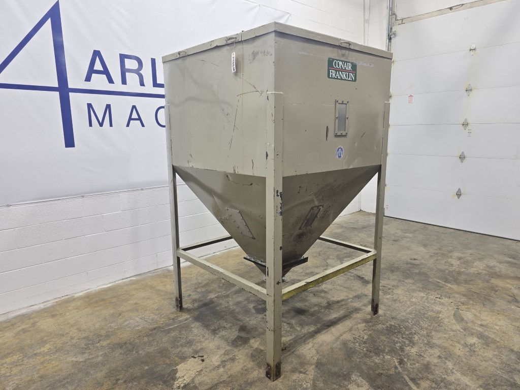 72 cu.ft. Conair, surge bin, 54" L x 54" W vessel, 36" H straight side, 36" H angled side, 5" diameter - Image 2