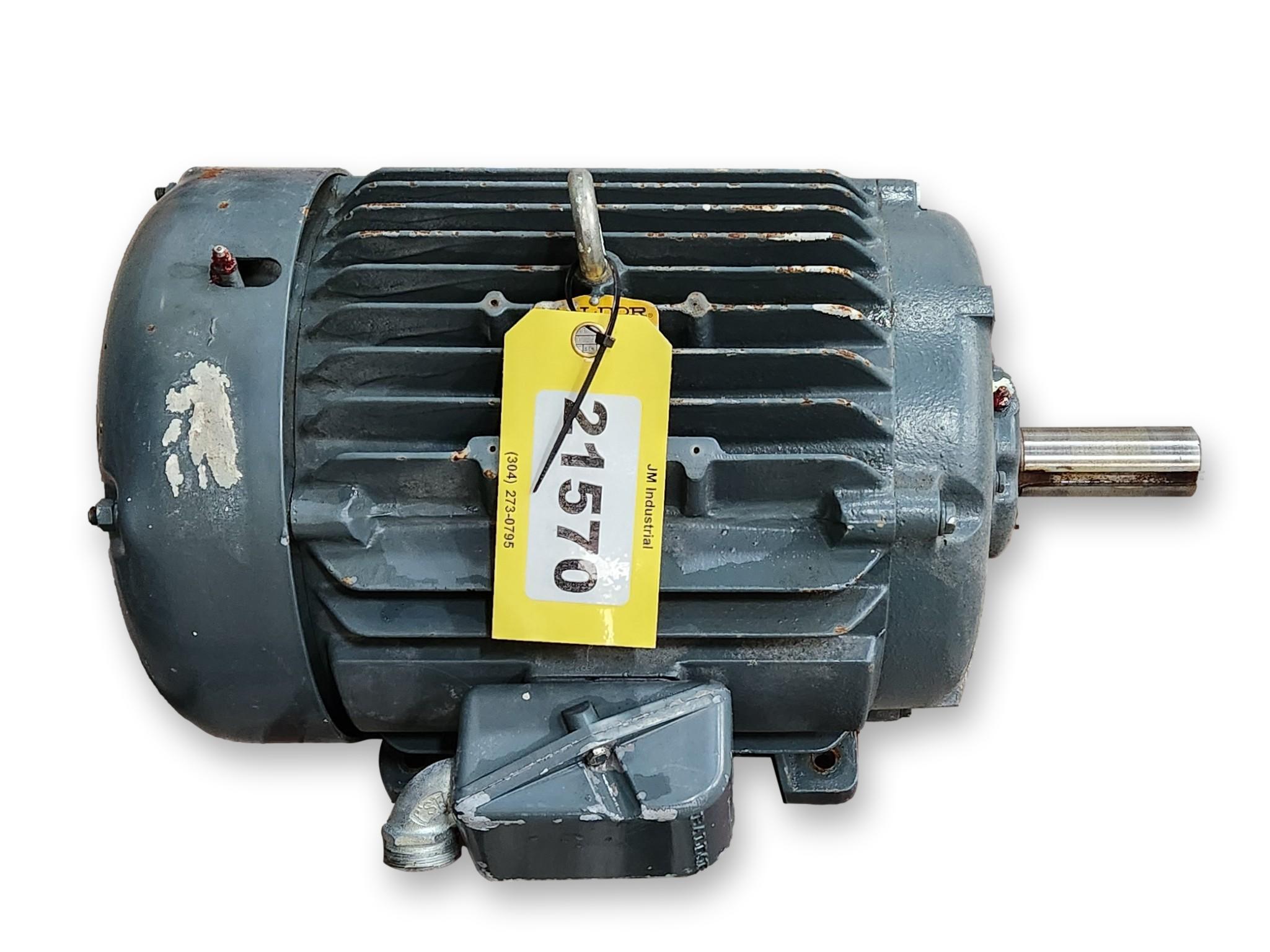 20 HP 1760 RPM Baldor, Frame 256T, 230/460 Volts - Image 1