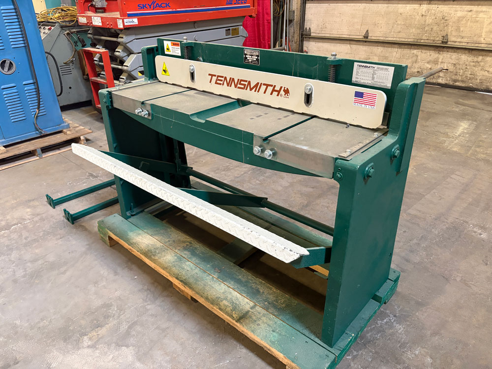 4 x 16" gauge Tennsmith #52, foot shear, 37" Back Gauge, (2) front support arms - Image 3