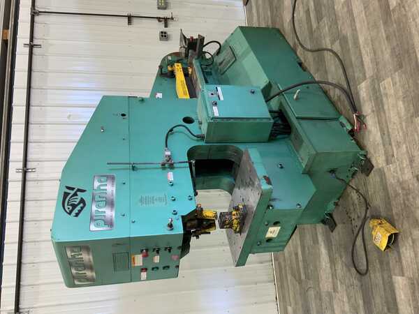 6" x 6" x 5/8" Piranha #PII-110, hydraulic ironworker, 110 ton, 20.5" throat, 15 HP, joystick ctyrls, 2005 - Image 1