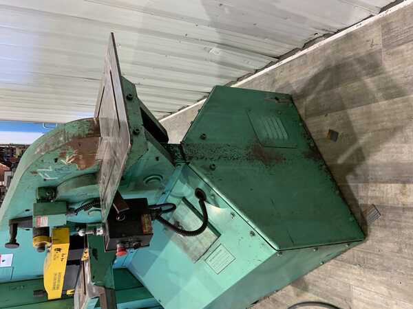 6" x 6" x 5/8" Piranha #PII-110, hydraulic ironworker, 110 ton, 20.5" throat, 15 HP, joystick ctyrls, 2005 - Image 6