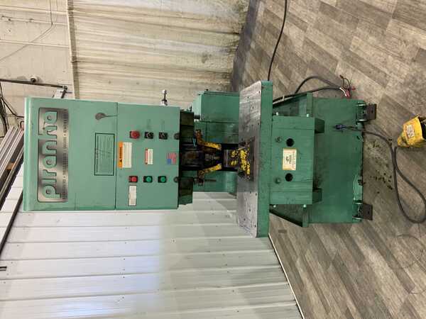6" x 6" x 5/8" Piranha #PII-110, hydraulic ironworker, 110 ton, 20.5" throat, 15 HP, joystick ctyrls, 2005 - Image 9