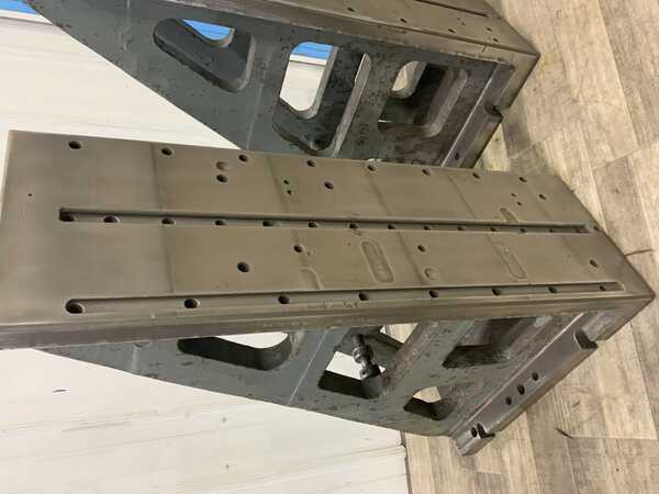 14-1/4" x 44-1/4" x 28-1/2" Angle plates, tapped holes, set - Image 5