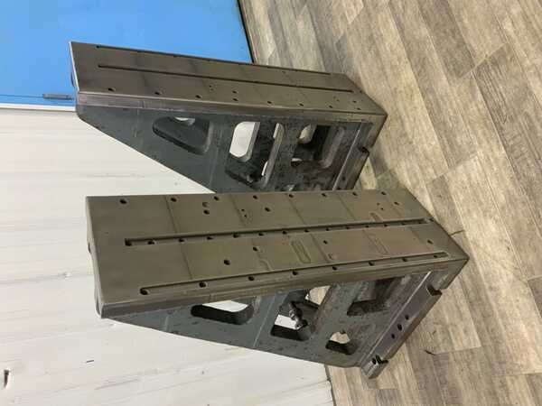 14-1/4" x 44-1/4" x 28-1/2" Angle plates, tapped holes, set - Image 7