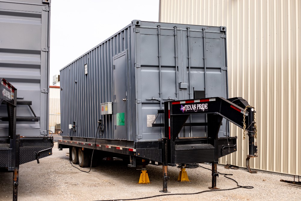 80 HP Williams & Davis, mobile boiler room, 2-pass, dry back design steam boiler, enclosure - Image 8