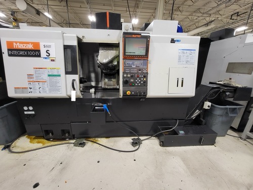Mazak #INTE100-4S, CNC Multi-tasking Turning Center, 6000 RPM, 7.5 HP, 40 ATC, Matrix cnc, Chip Conv., 17488 - Image 5