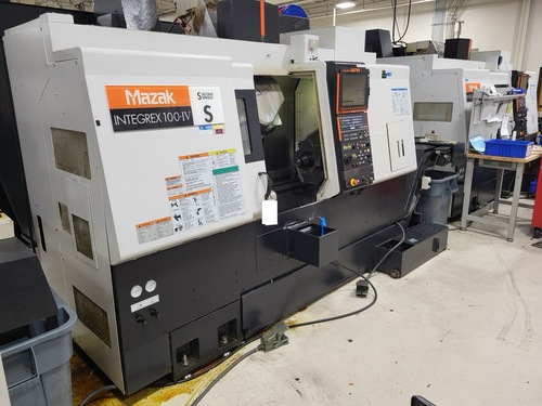 Mazak #INTE100-4S, CNC Multi-tasking Turning Center, 6000 RPM, 7.5 HP, 40 ATC, Matrix cnc, Chip Conv., 17488 - Image 6