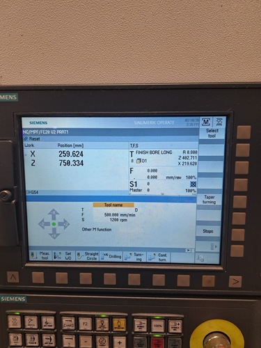 Romi #C-420, Combination Manual & CNC Lathe, 16.9" swing, 39" centers, 7.9" swing over cross slide, 3500 RPM - Image 6