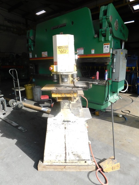 5" x 5" x 1/2" Geka #Hydracrop-55A, Ironworker, 65000 psi, 1996 - Image 3