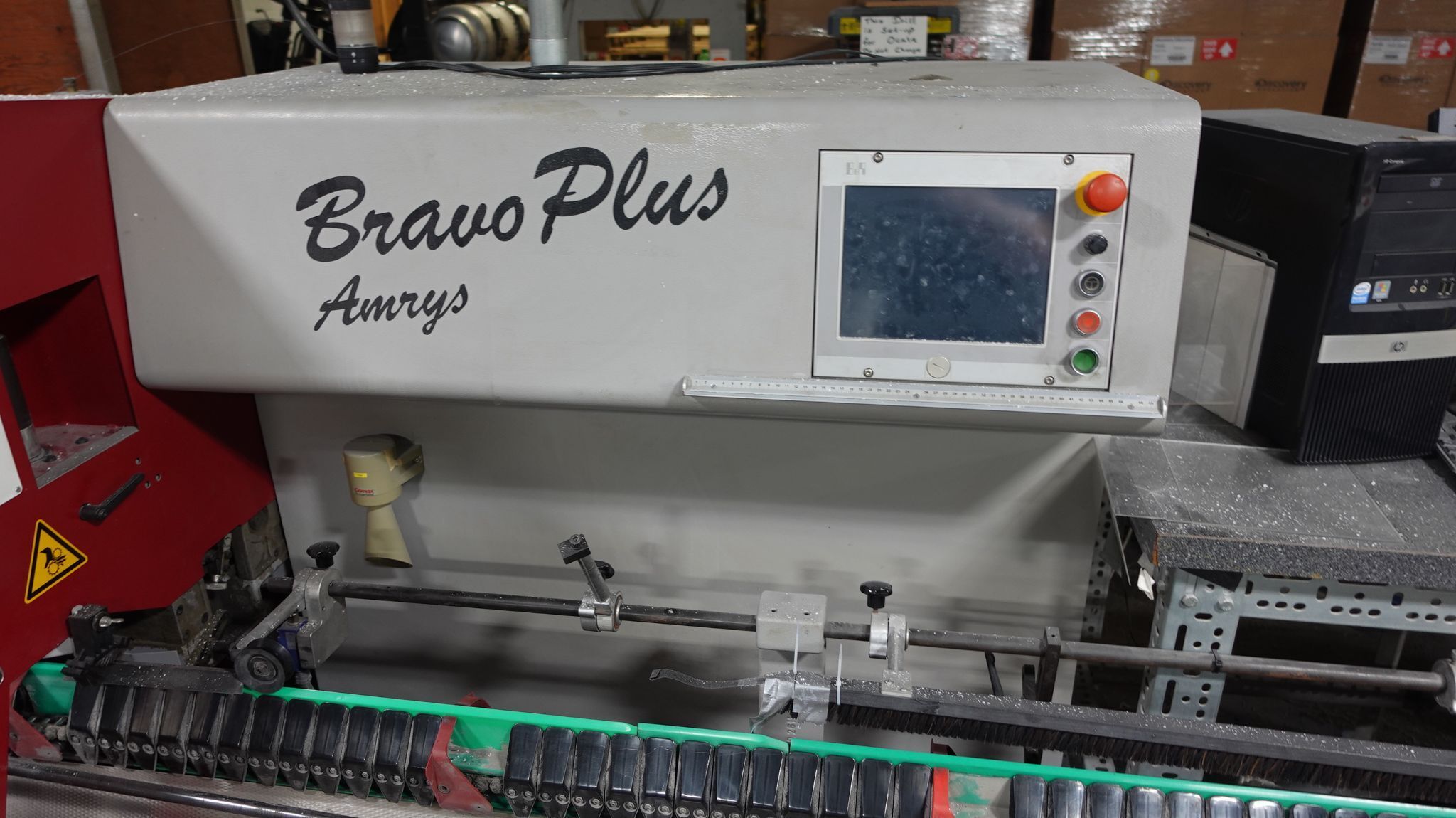 Muller Martini #Bravo-Plus-Amrys, Saddle Stitcher, 4 Pocket with Cover Feeder, 14000 CPH, 6mm stitches, 2008 - Image 7