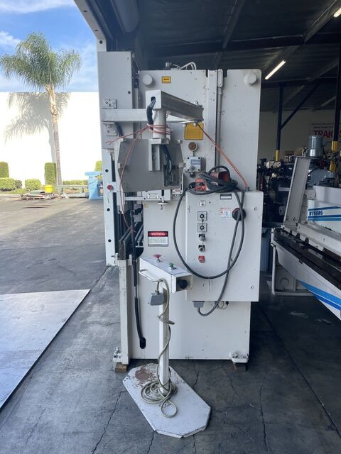 60 Ton, Wysong #MTH-60-72, CNC Hydraulic Press Brake, 6' overall, 6" stroke, 62" between housing, 9" adj., 6" - Image 3