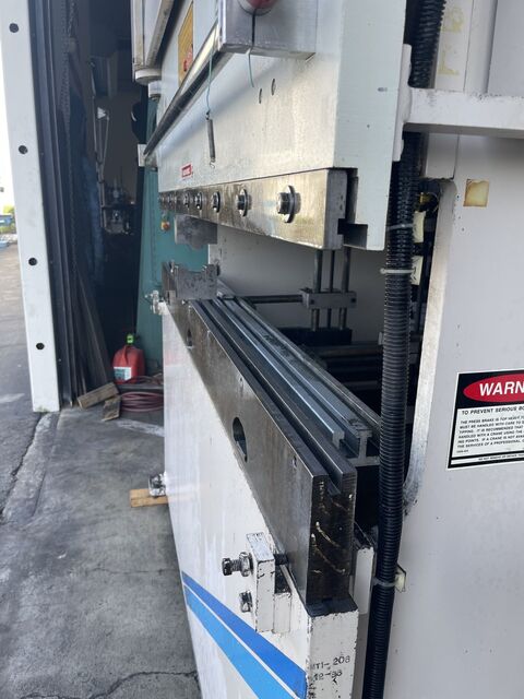 60 Ton, Wysong #MTH-60-72, CNC Hydraulic Press Brake, 6' overall, 6" stroke, 62" between housing, 9" adj., 6" - Image 4