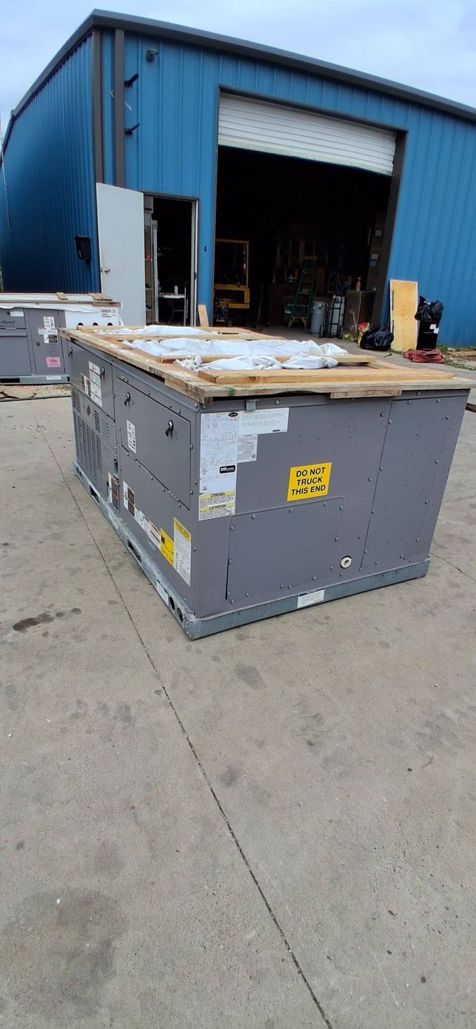 3 Ton, Carrier #Weathermaster, RTU package unit, gas heat, R410a, 460 V., new - Image 8