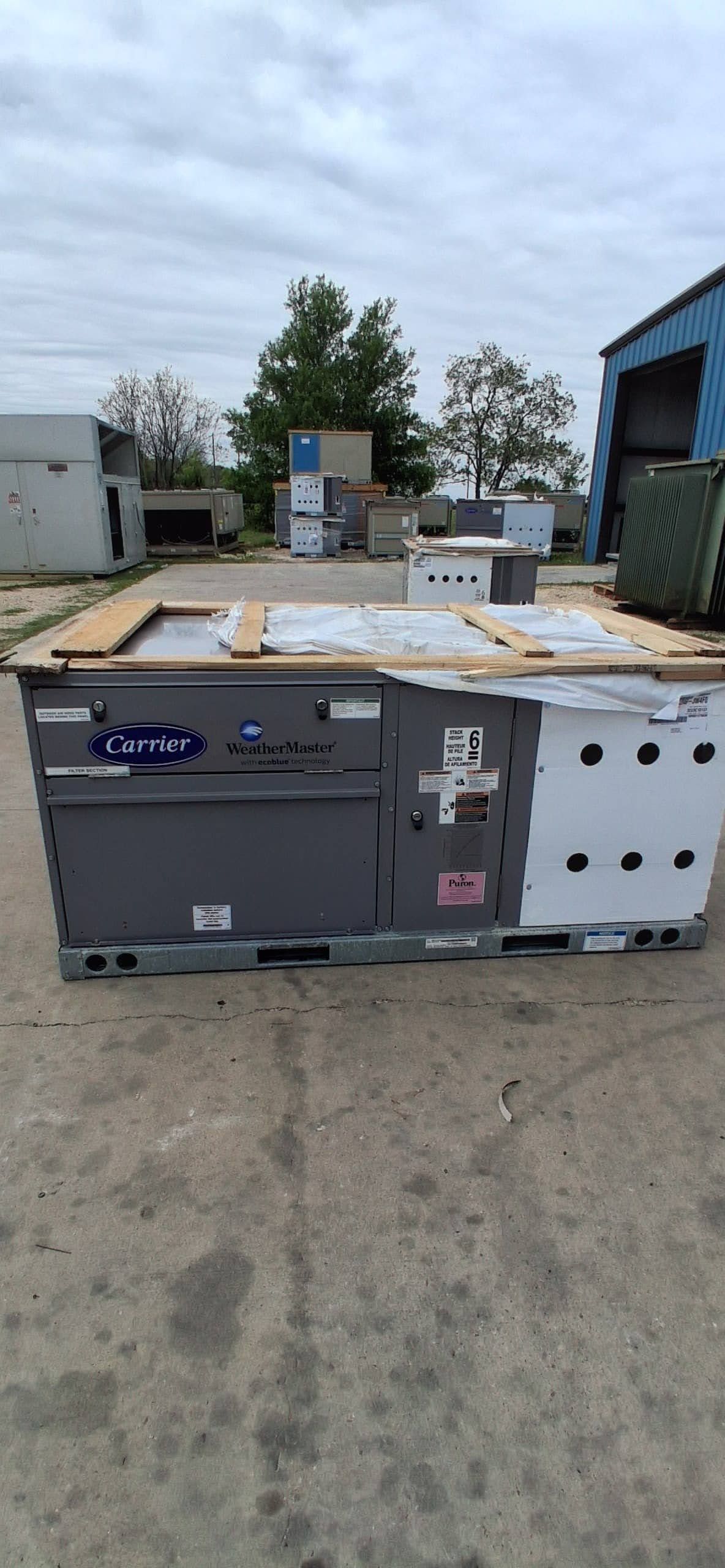 3 Ton, Carrier #Weathermaster, RTU package unit, gas heat, R410a, 460 V., new - Image 3