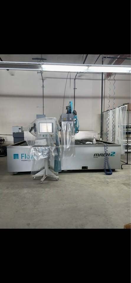 Flow #Mach-2-2031B, CNC waterjet cutting machine, Flowmaster PC Control, 50 HP, 60000 psi, 2015 - Image 2