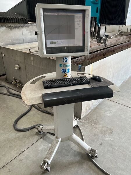 Flow #M3B-7320, waterjet, 50 HP, 87000 psi, 6.6' x 24' table, 500 IPM, 460-480 V., 2016 - Image 3