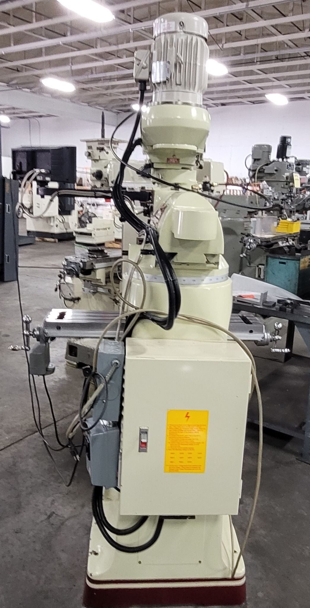 Acer E-Mill #EVS-3VS, vertical mill, 3 HP, 9" x42" tbl., 60-4200 RPM, 34" X, 12" Y, 16" Z, R8, AcuRite 2-Axis - Image 3