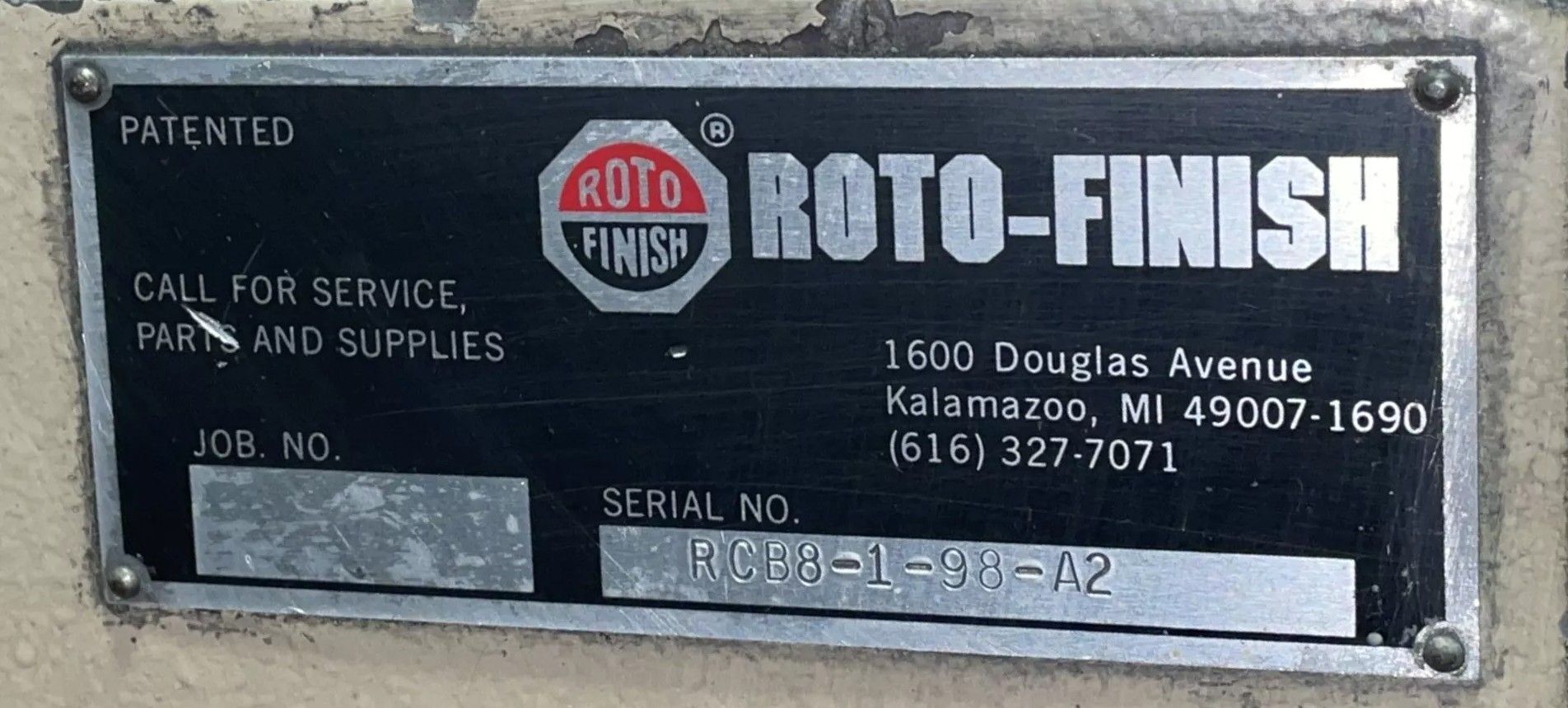 Roto-Finish #RCB-8, centrifugal barrel finishing machine, 1 cu.ft. - Image 6