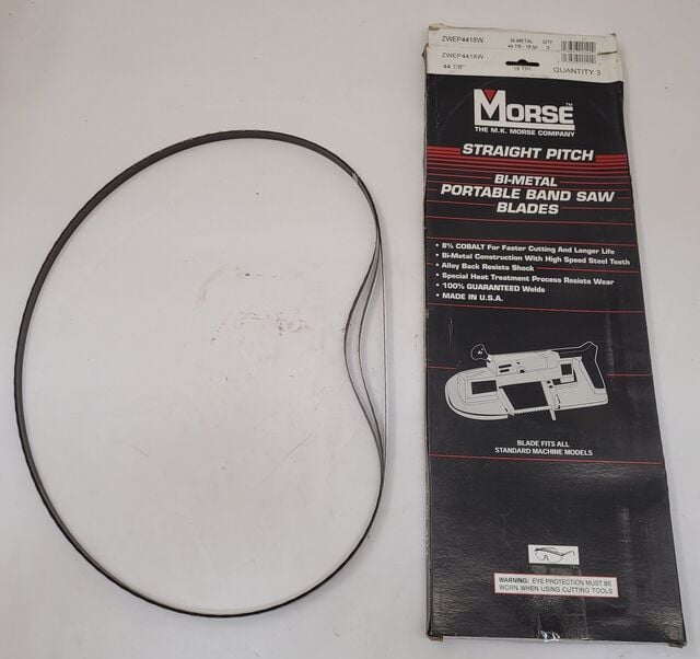 Morse ZWEP4418W Bimetal Portable Bandsaw Blade - 14 Blades - Image 1