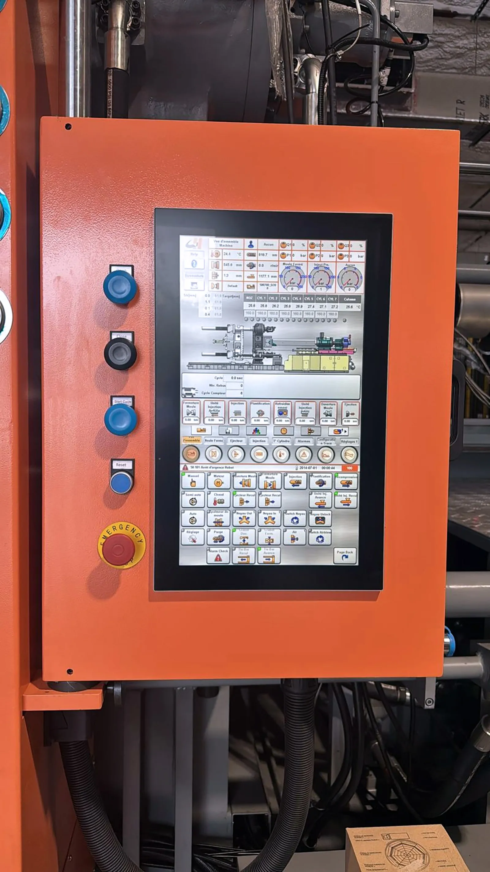 770 Ton, 1404 oz., Chen Hsong #SM700-TP-SVP/2 (D2) Supermaster tool post Series, 40.15"  40.15" tie bar - Image 10