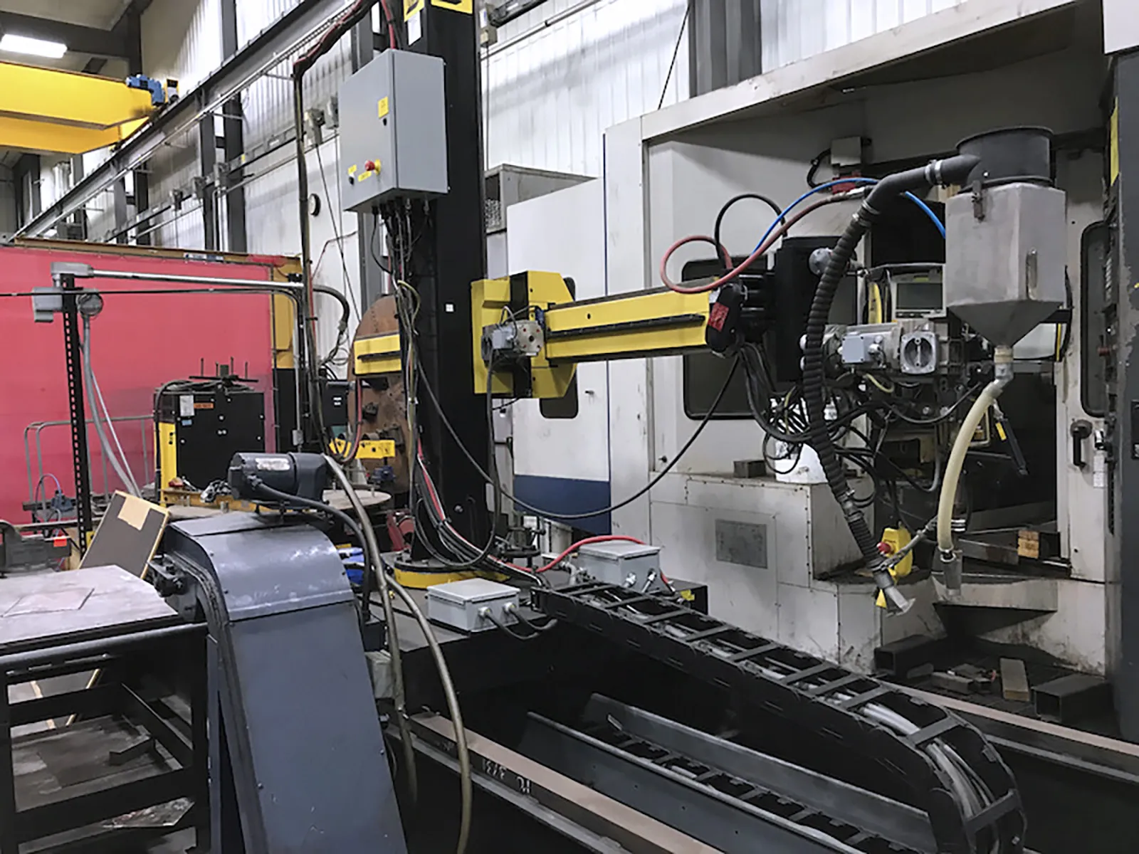 Esab #CCaB22-VLS-TC, sub arc welder, column & 114" boom, 2014 - Image 1