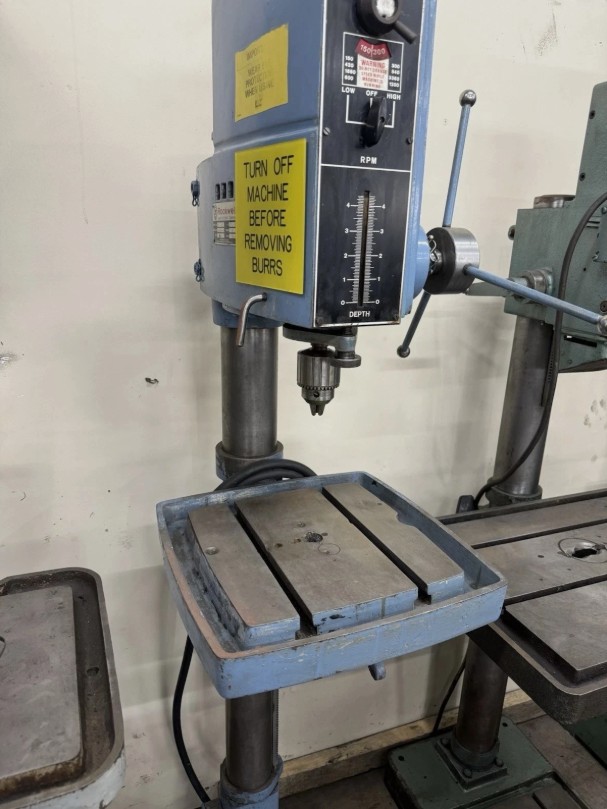 Rockwell #EFI-1, Single Spindle Upright Drill Press, 0.6/0.9 HP, 480 Volt, 3PH - Image 4