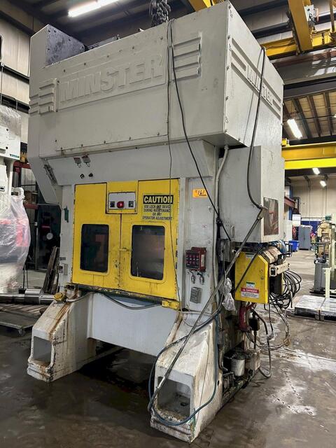 100 Ton, Minster #P2-100-48, straight side double crank, 3" stroke, 15.2" Shut Height, 4" adj., 31" x48" bed - Image 2