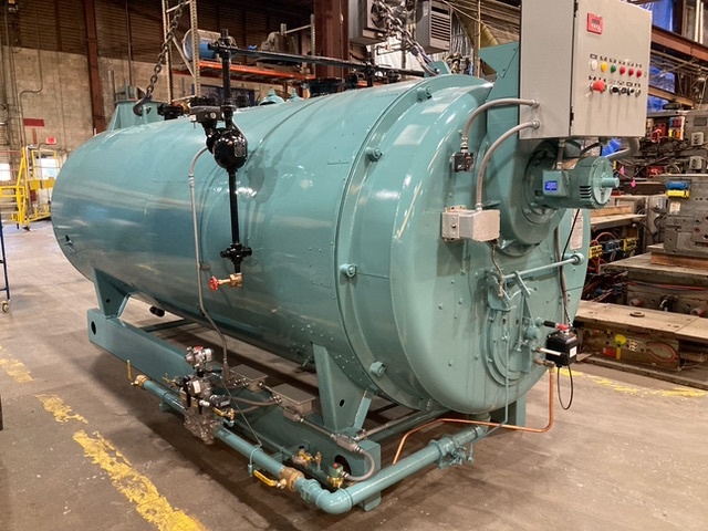 100 HP Cleaver-Brooks #CBW-700-100-150-ST, Steam Boiler Natural Gas, 150 PSI, 500 sq.ft., 4200K BTUH, 48" dia - Image 7