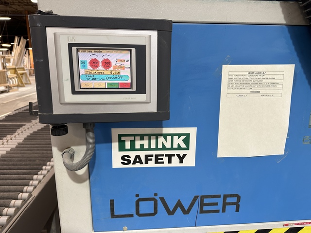 48" Lower Doucet #DMDDDBB, Sander & Return, 300 RPM, 4" thick, digital read out, 2007 - Image 2