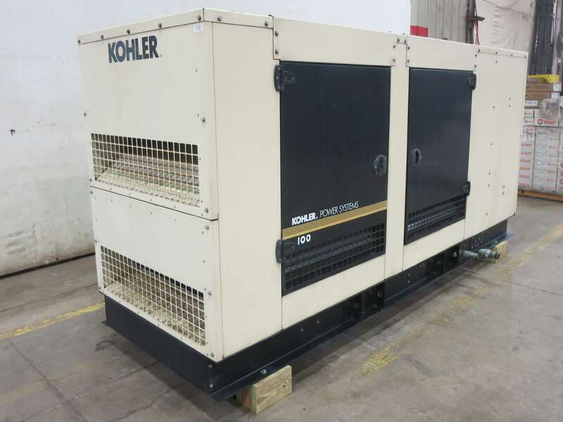 100 KW Kohler #100REZG, Natural gas / propane generator set, 120/208 Volts, 351 hours, 195 HP at 1800 RPM, GM - Image 2