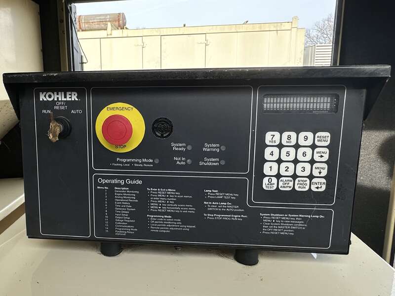 100 KW Kohler #100REZG, Natural gas / propane generator set, 120/208 Volts, 351 hours, 195 HP at 1800 RPM, GM - Image 8