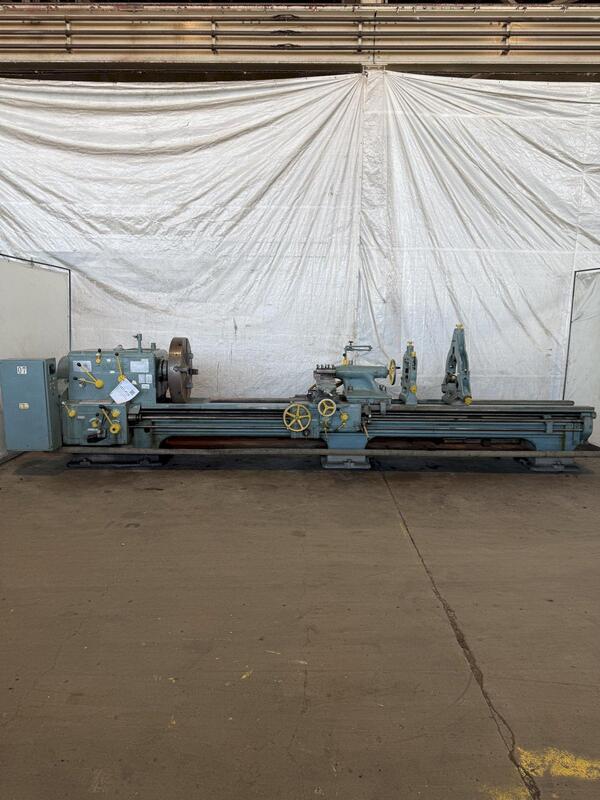 36" x 168" Shepard-Niles #N6/4000, heavy duty engine lathe, 32" 4-jaw chuck, 3" thru hole, taper attachment - Image 2