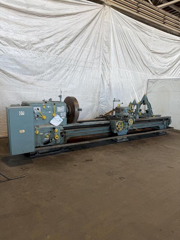 36" x 168" Shepard-Niles #N6/4000, heavy duty engine lathe, 32" 4-jaw chuck, 3" thru hole, taper attachment - Image 3