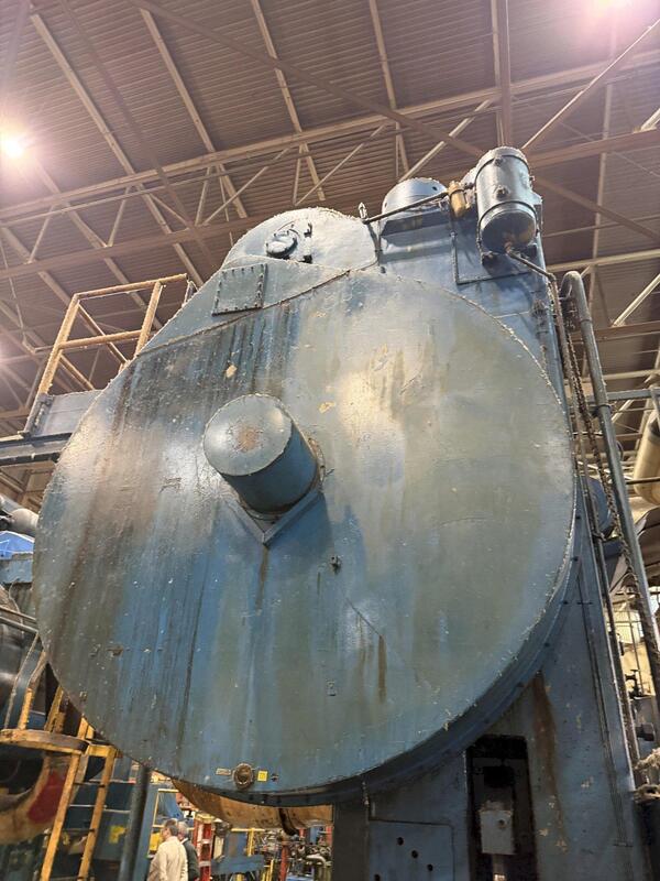 1500 Ton, Bliss #29, knuckle joint press, 15" stroke, 52" Shut Height, 1/2" adj., 53" x50" bed, 18 SPM, 1967 - Image 8