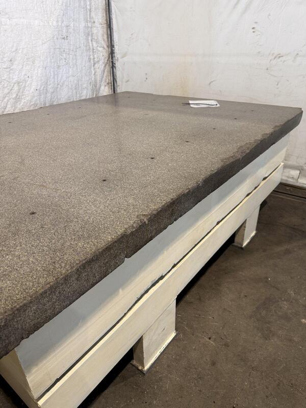 72" x 96" x 16" Granite Surface Combustion Plate w/ stand - Image 5