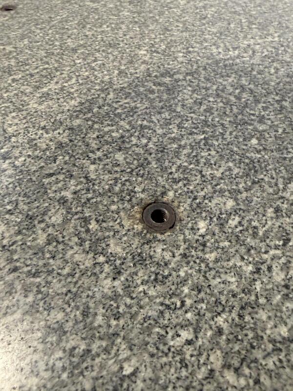 72" x 96" x 16" Granite Surface Combustion Plate w/ stand - Image 9