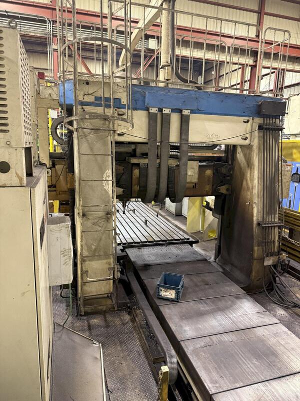 Okuma MCV-A-II, CNC bridge type mill, 36 automatic tool changer, 118" X Travel, 78" Y Travel, 17.7" Z, 6k - Image 3