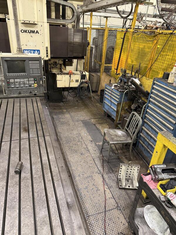 Okuma MCV-A-II, CNC bridge type mill, 36 automatic tool changer, 118" X Travel, 78" Y Travel, 17.7" Z, 6k - Image 5