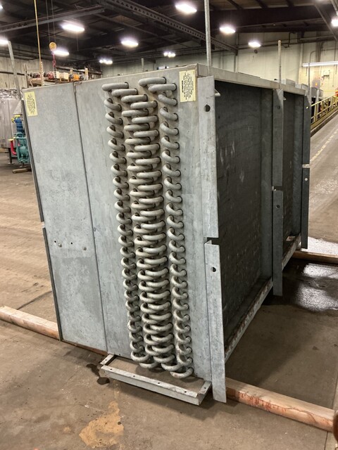 York #ICB2A-468LH, refrigeration cooler evaporator, 250 psig, 8.09 cu.ft., (2) 3 HP fans - Image 7