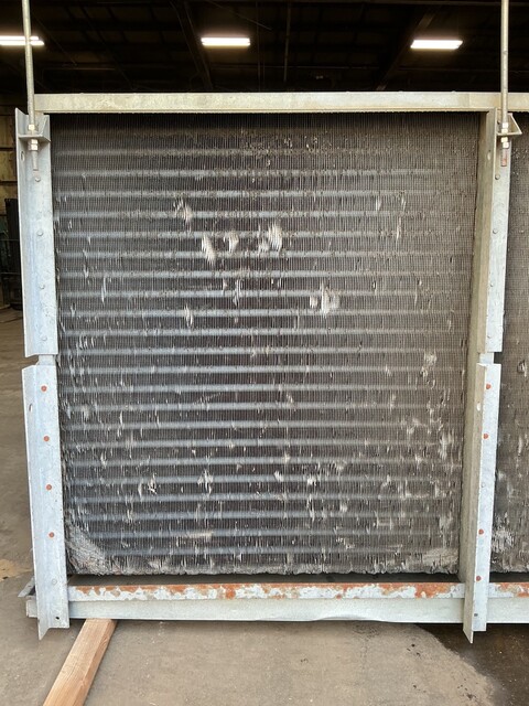 York #ICB2A-468LH, refrigeration cooler evaporator, 250 psig, 8.09 cu.ft., (2) 3 HP fans - Image 10