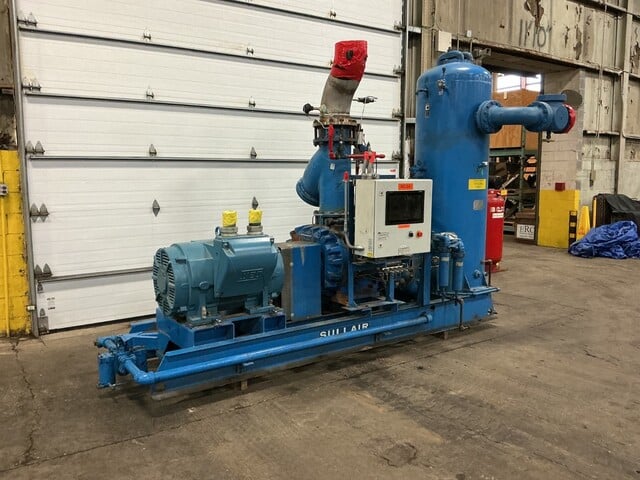 150 psig, Sullair #B32LB717-2.8 NH3, refrigeration compressor, 400 HP - Image 2