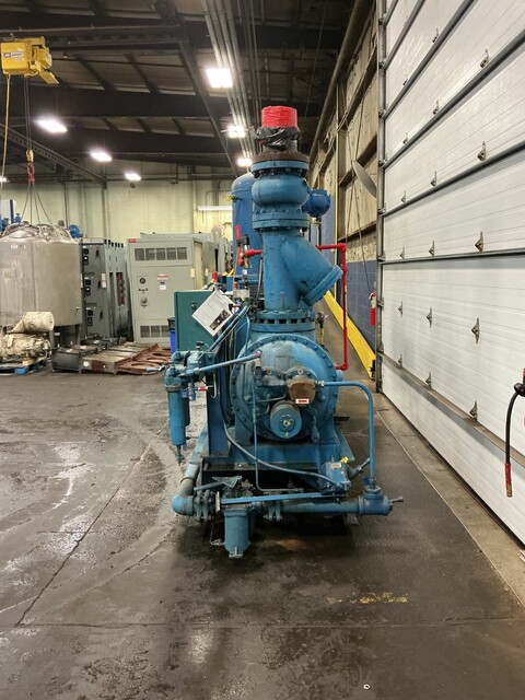 300 psig, Sullair #C25LA717-3.7 NH3, refrigeration compressor, 700 HP - Image 4