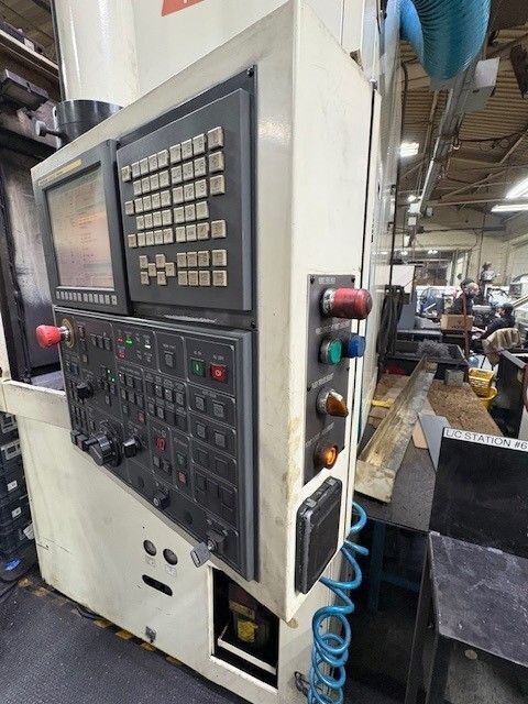 Daewoo Doosan #Puma-V400M, CNC lathe, 15" chuck, 12 turret, chip conveyor, live mill, 2012 - Image 3