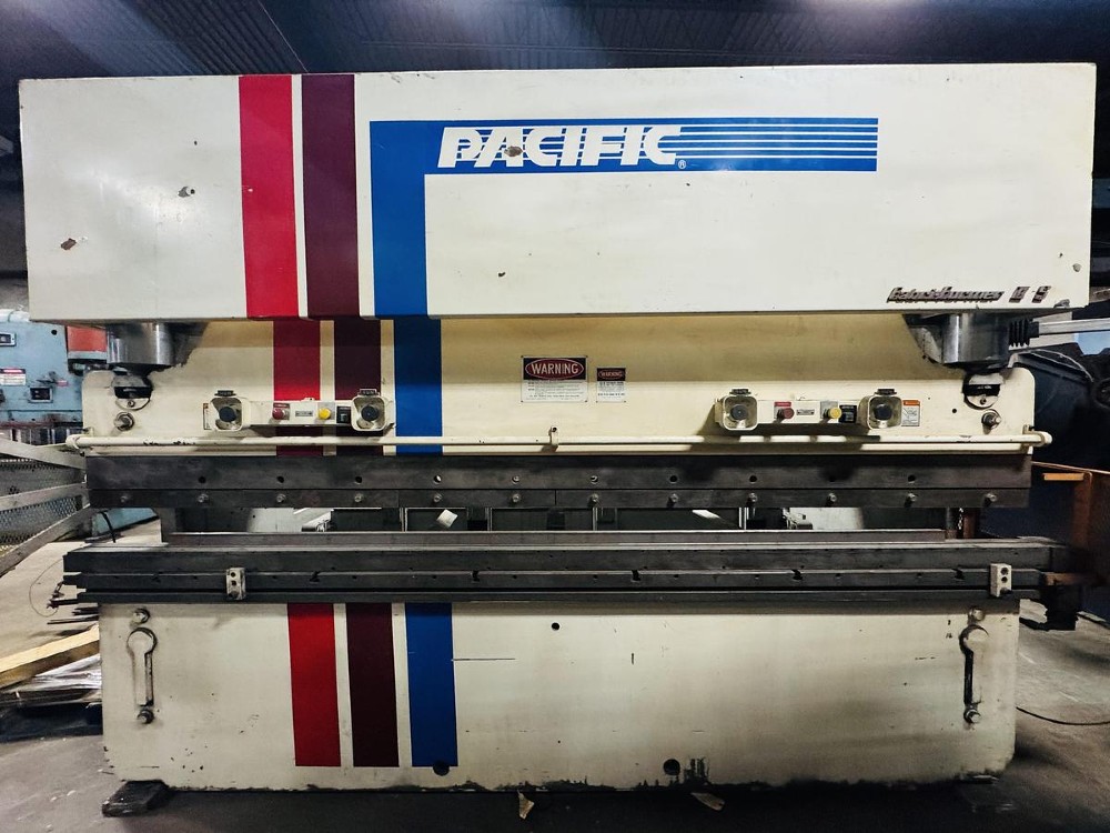 90 Ton, Pacific #FF90-12IIS, Hydraulic Press Brake, 12' overall, 126" between housing - Image 1