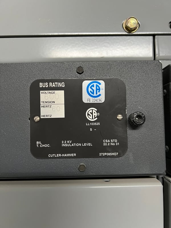 Cutler-Hammer #Magnum-DS, Metal Enclosed Low-Voltage Switchgear w/ Tie Breaker, 3200 amps, 600 Volts, 3PH - Image 8