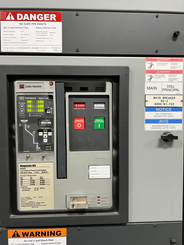 Cutler-Hammer #Magnum-DS, Metal Enclosed Low-Voltage Switchgear w/ Tie Breaker, 3200 amps, 600 Volts, 3PH - Image 10