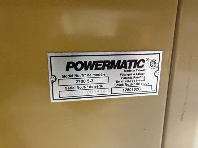 Powermatic #2700-5-3, Shaper, 2025 - Image 2